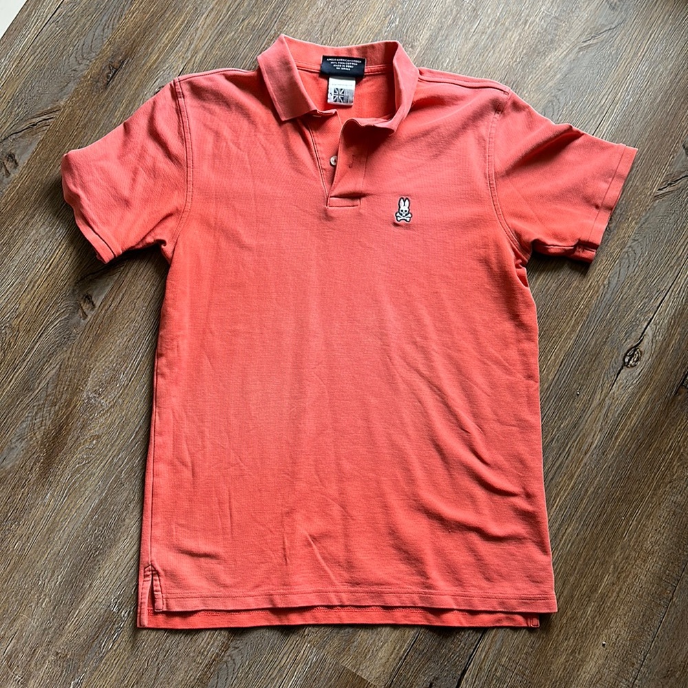 🐰 Psycho Bunny Coral Polo